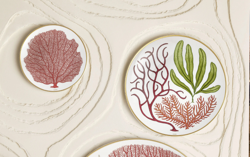 爱马仕全新发布Natures Marines海洋秘境餐瓷系列